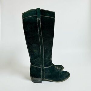 Vero Cuoio Genuine Black Suede Boots